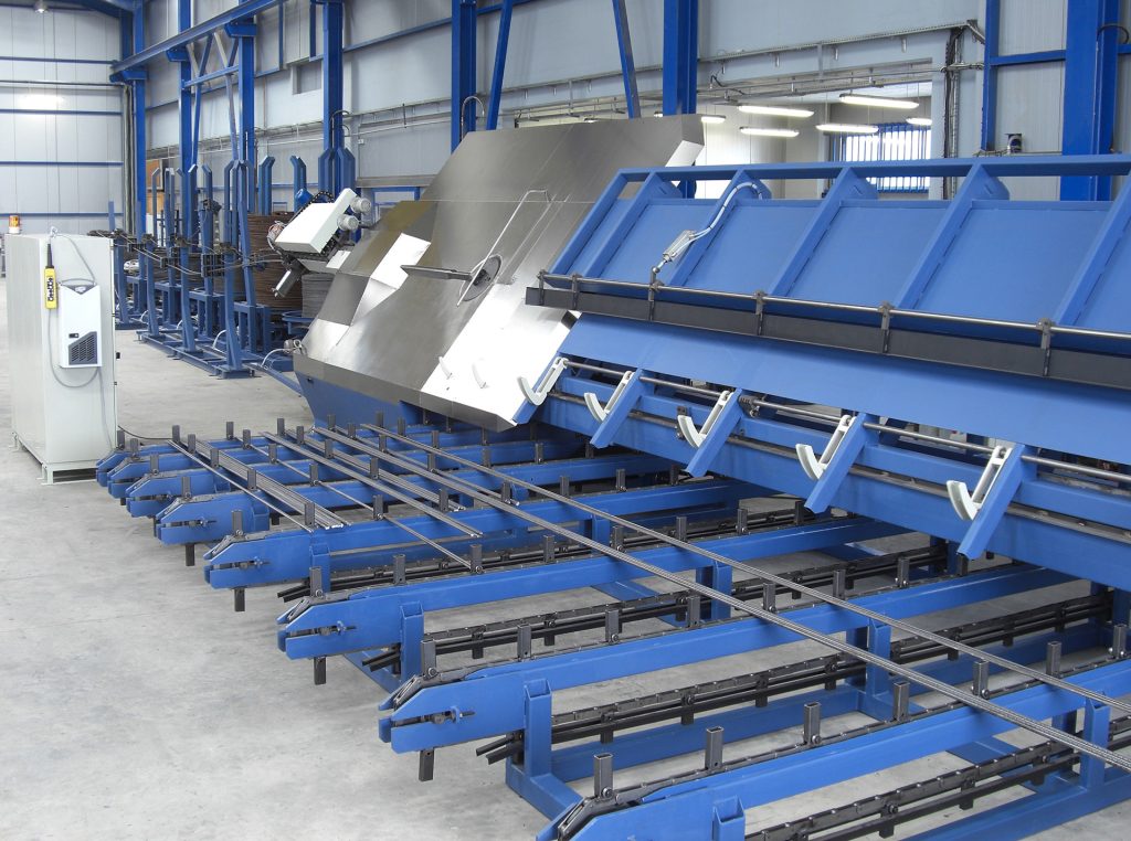 Flexible rebar bending systems from coil