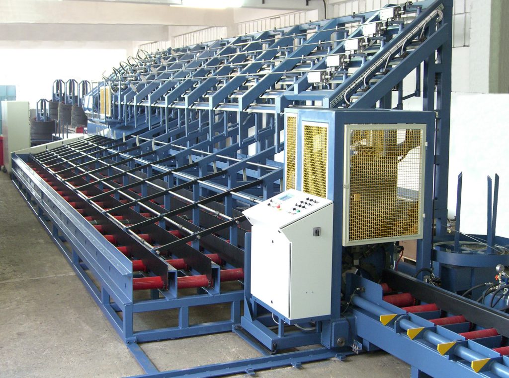 Five-line straightening and cutting machines for rebar processing