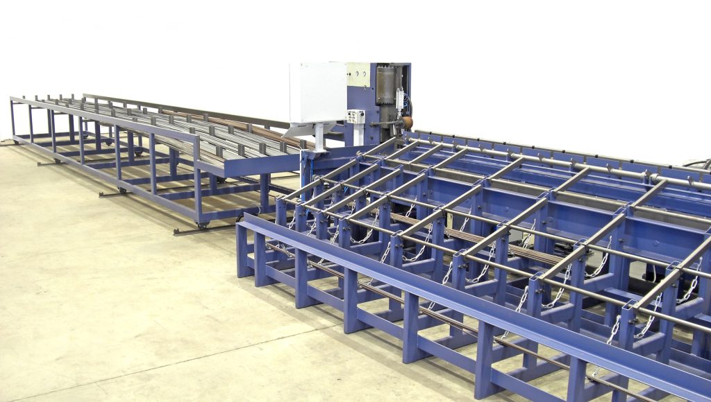 Heavy duty rebar measuring & cutting machines