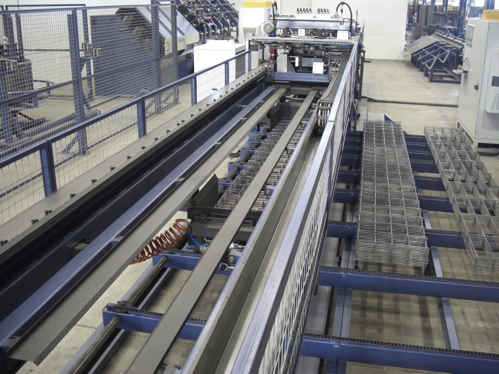 Reinforcement mesh production system
