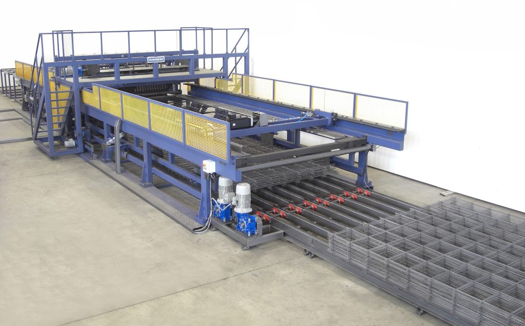 Mesh welding lines producing Industrial and Reinforcing mesh