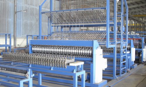 High-speed reinforcement mesh welding line